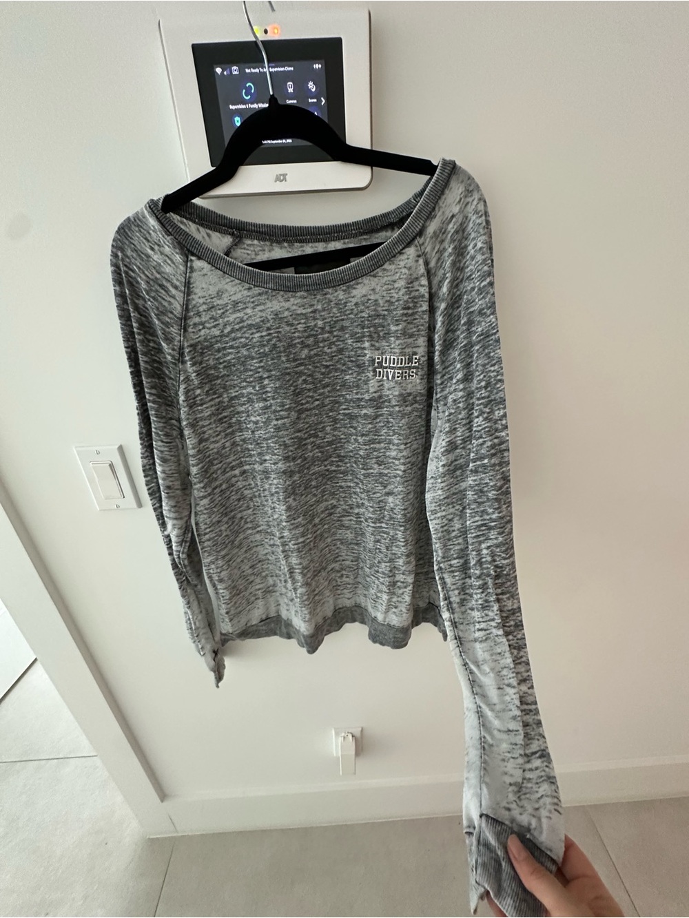 Women's Grey Black Boutique Casual Lightweight Pullover Super Soft